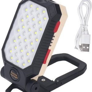 Lámpara LED Recargable con Gancho Magnético